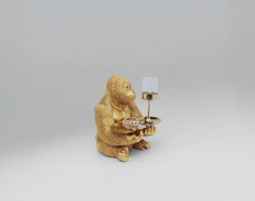Kare - Deco Figurine Gorilla Butler 37cm