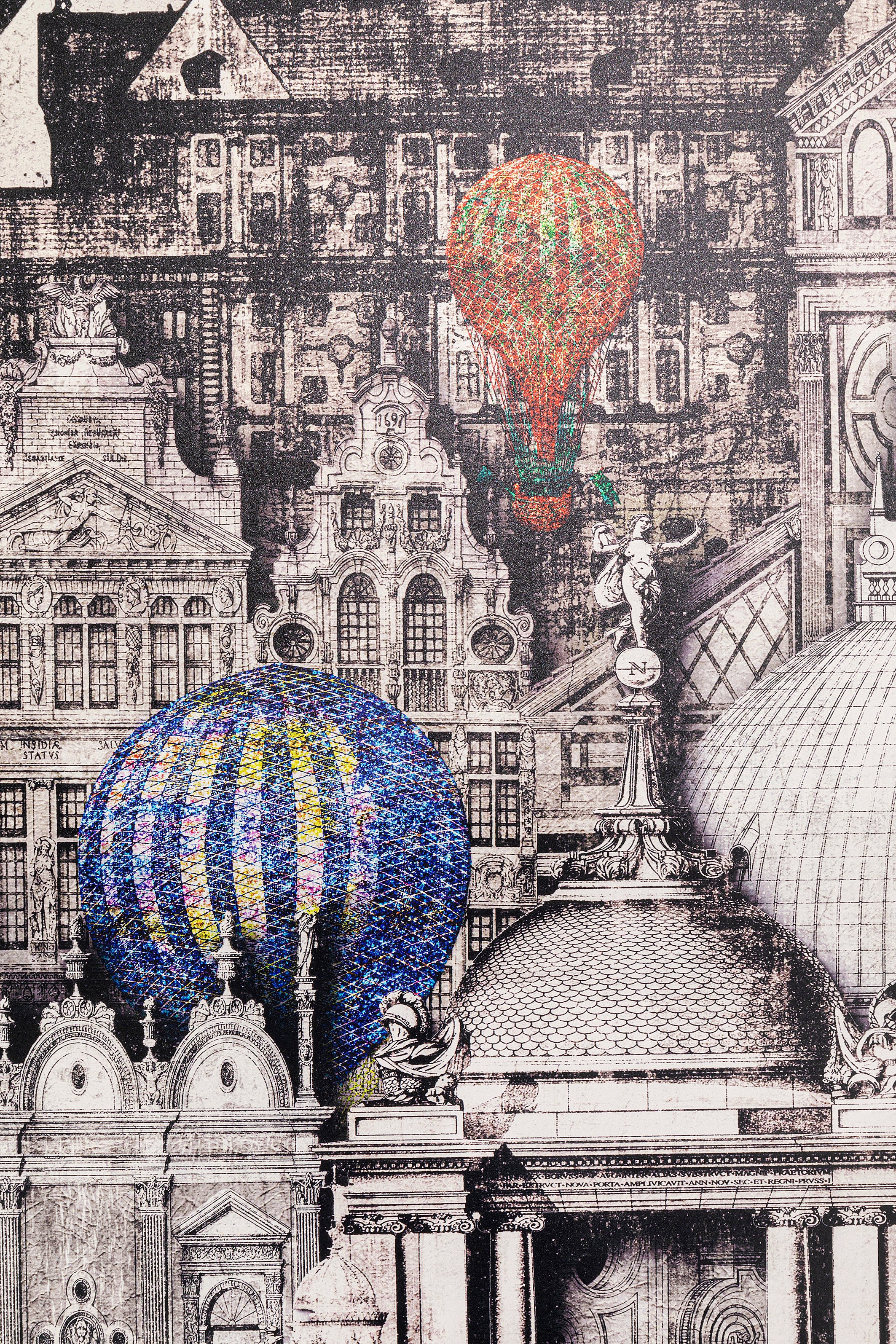 Kare - Framed Picture Balloons 110x174cm