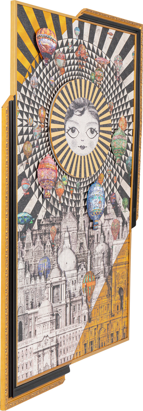 Kare - Framed Picture Balloons 110x174cm