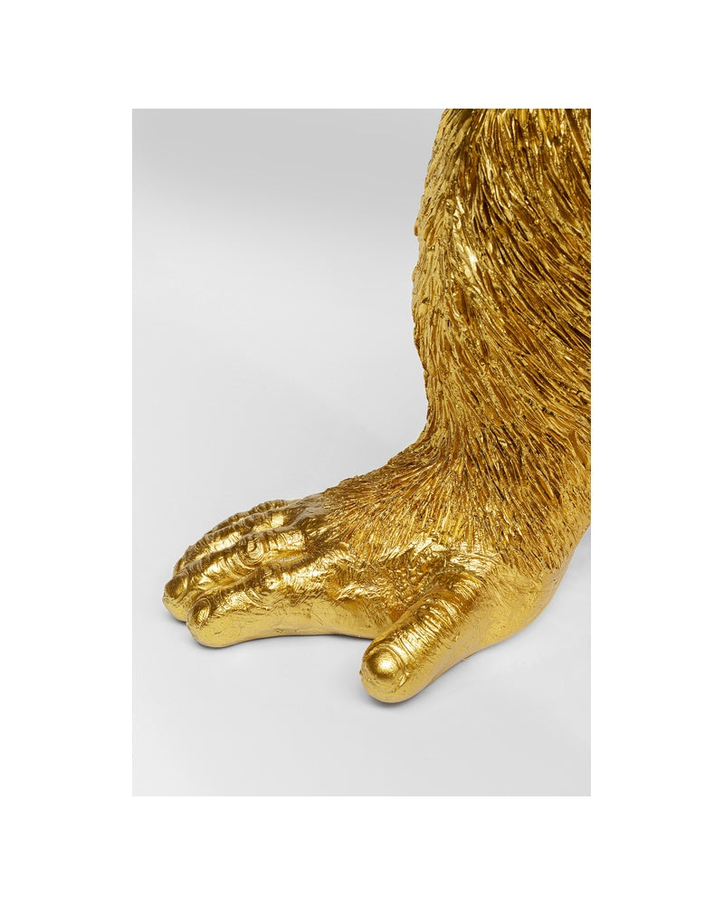 Kare - Deco Figurine Butler Playing Chimp Gold 52cm