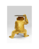 Kare - Deco Figurine Butler Playing Chimp Gold 52cm