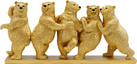 Kare - Deco Figurine Tipsy Dancing Bears 14cm