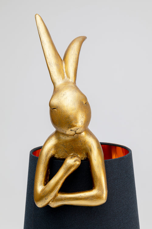 Kare - Table Lamp Animal Rabbit Gold/Black 68