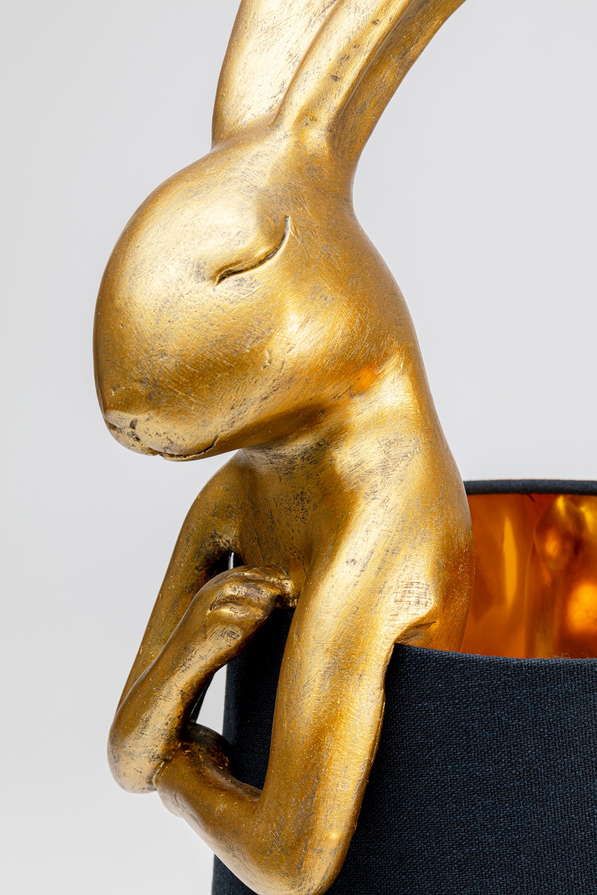 Kare - Table Lamp Animal Rabbit Gold/Black 68
