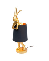Kare - Table Lamp Animal Rabbit Gold/Black 68