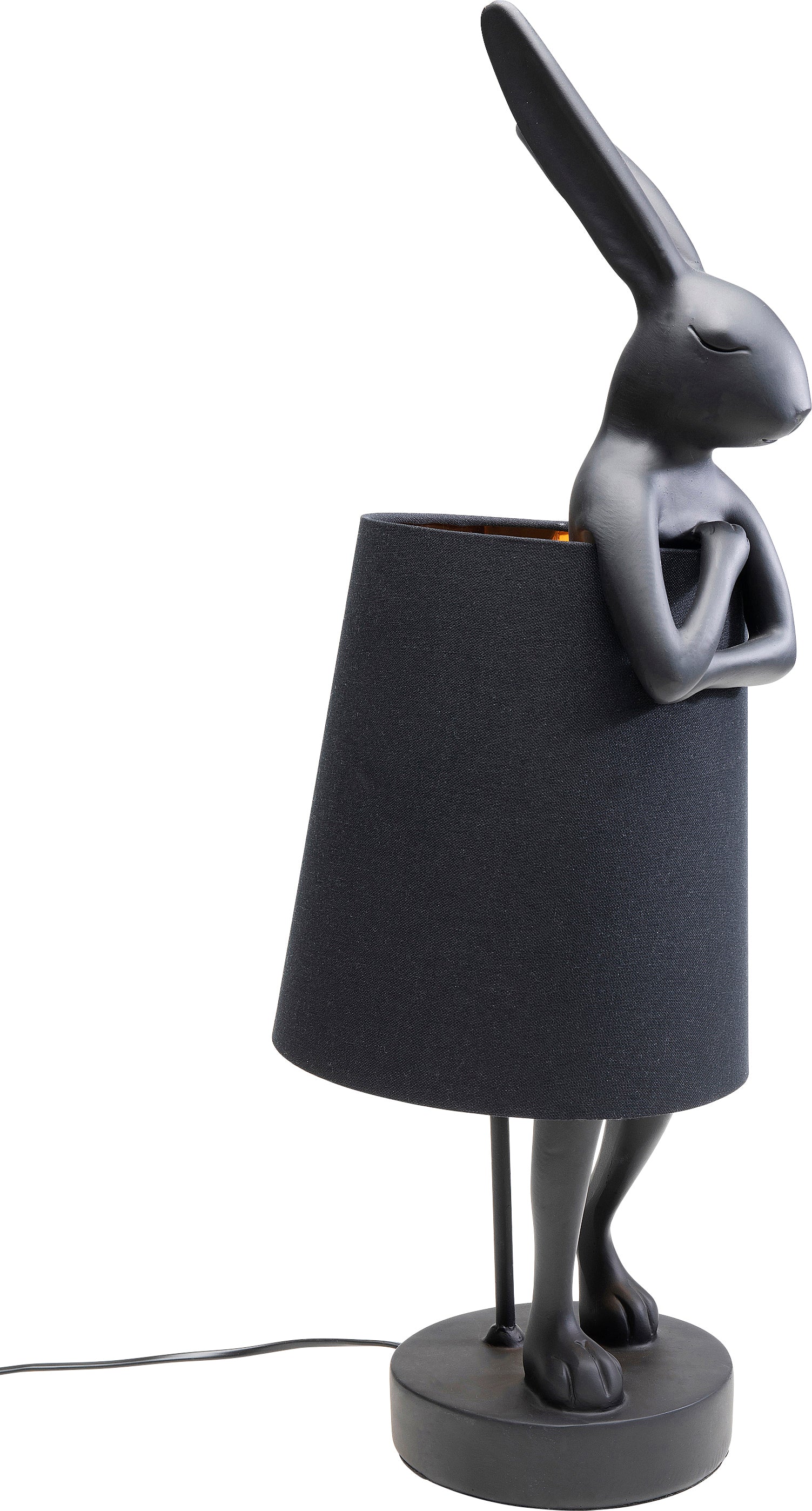 Kare - Table Lamp Animal Rabbit Matt Black 68