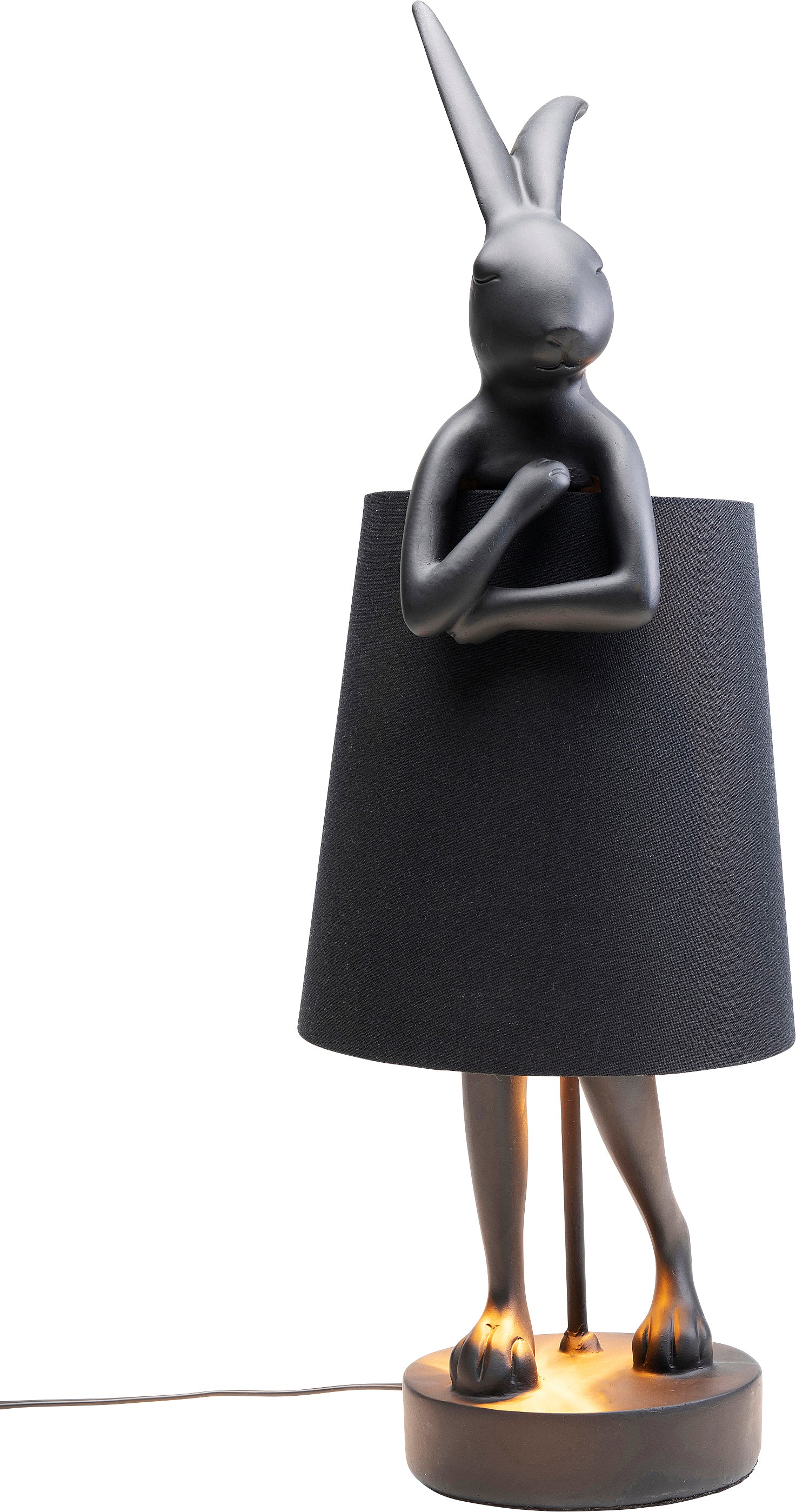Kare - Table Lamp Animal Rabbit Matt Black 68