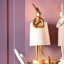 Kare - Table Lamp Animal Rabbit Gold/Black 68