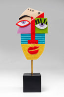 Kare - Deco Object Abstract Face Multicolour