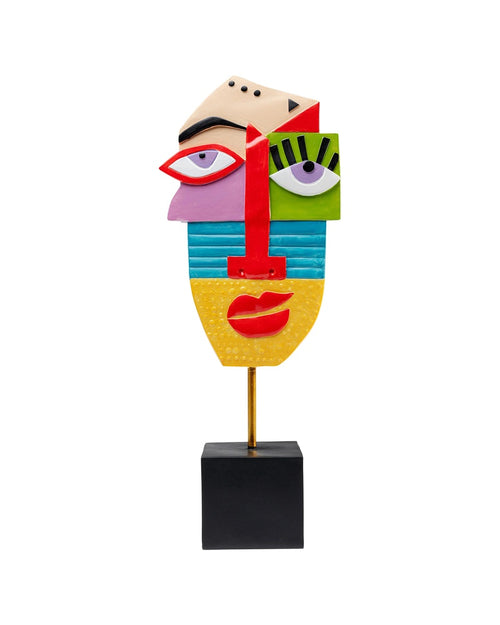 Kare - Deco Object Abstract Face Multicolour