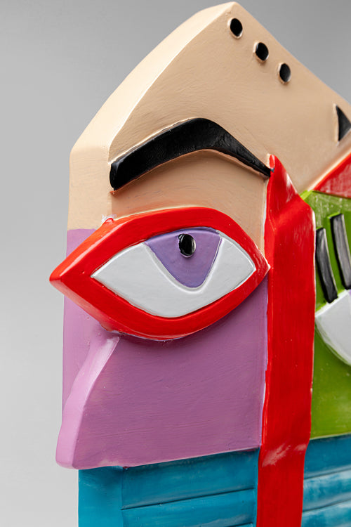 Kare - Deco Object Abstract Face Multicolour