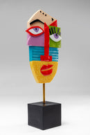 Kare - Deco Object Abstract Face Multicolour