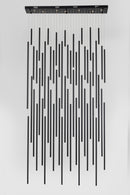 Kare - Pendant Lamp Living Vegas Deluxe Black