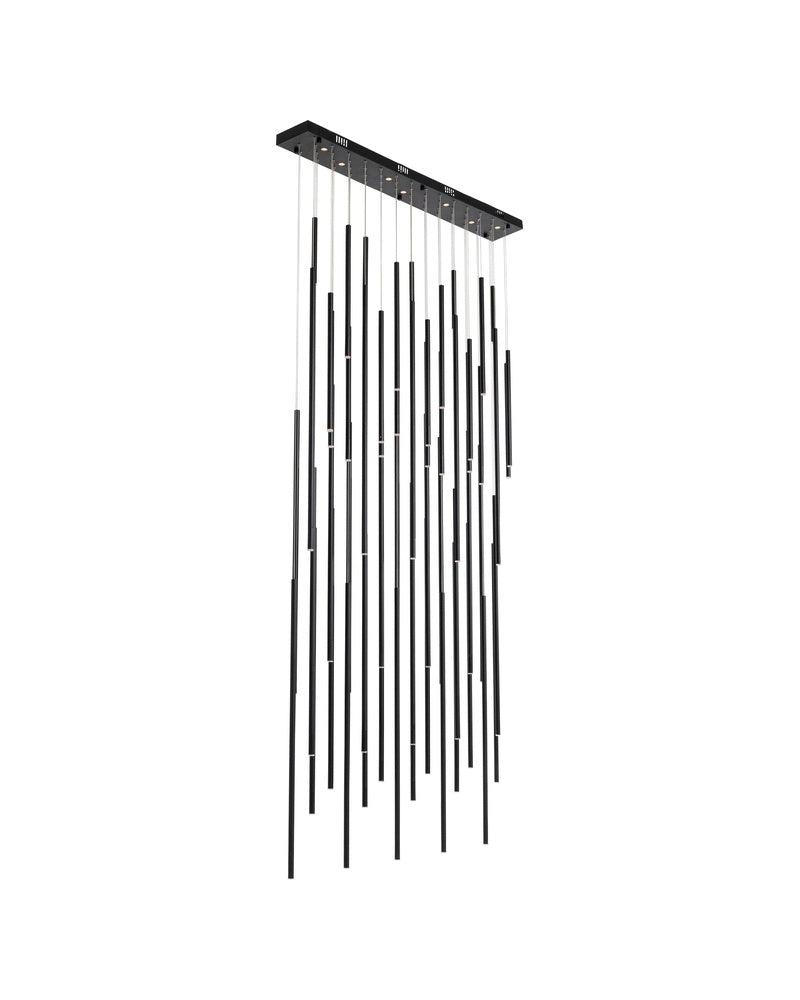 Kare - Pendant Lamp Living Vegas Deluxe Black