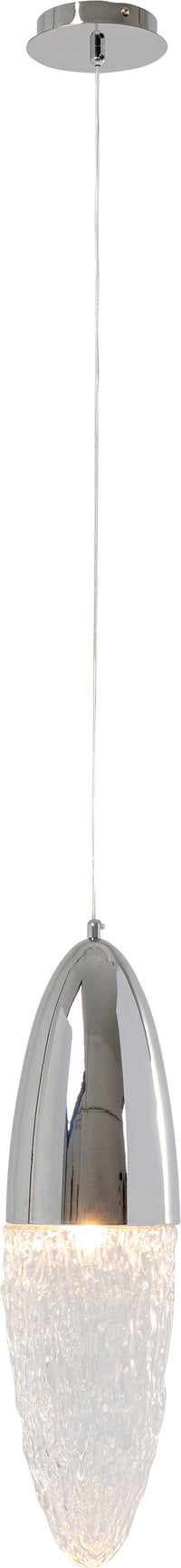 Kare - Pendant Lamp Frozen Chrome Ø17cm