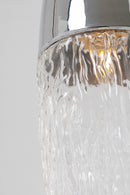 Kare - Pendant Lamp Frozen Chrome Ø17cm
