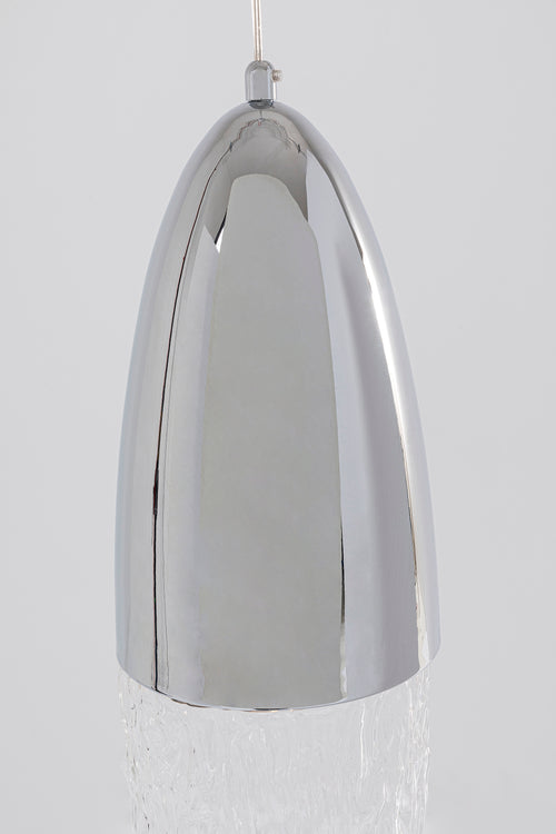 Kare - Pendant Lamp Frozen Chrome Ø17cm