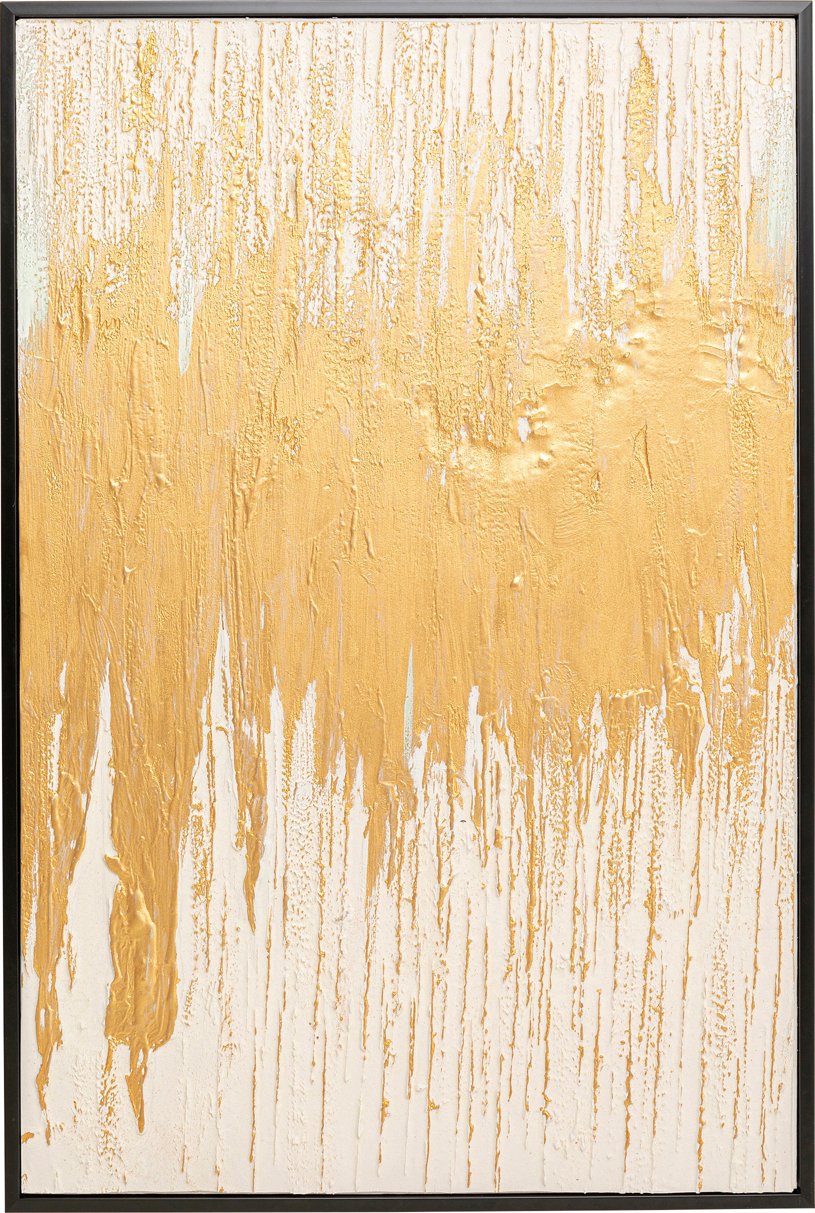 Kare - Framed Picture Abstract White 80x120cm