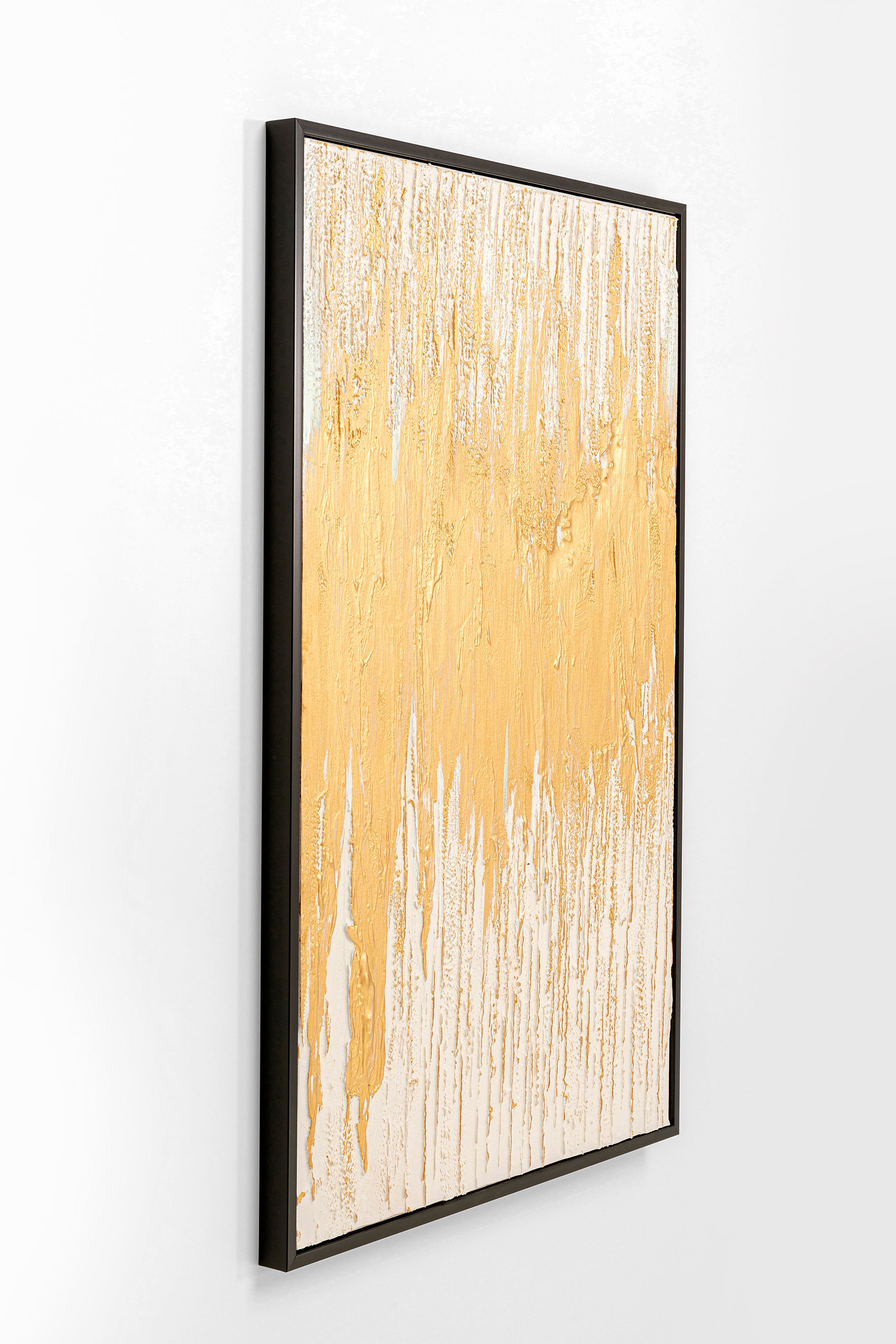 Kare - Framed Picture Abstract White 80x120cm