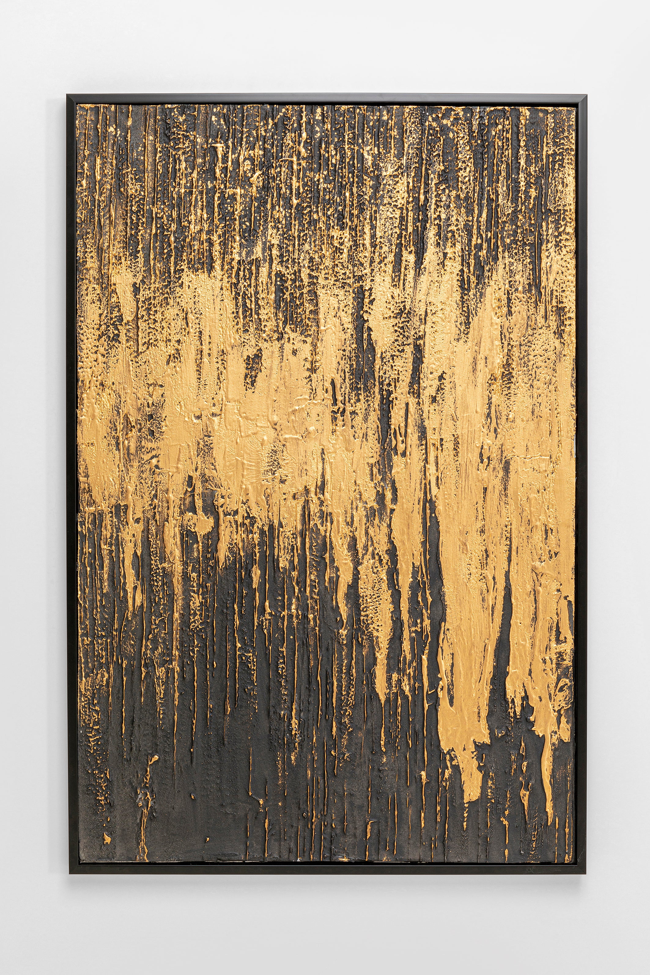 Kare - Framed Picture Abstract Black 80x120cm