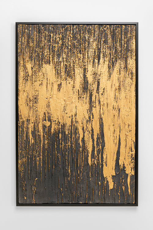Kare - Framed Picture Abstract Black 80x120cm