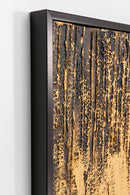 Kare - Framed Picture Abstract Black 80x120cm