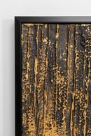 Kare - Framed Picture Abstract Black 80x120cm