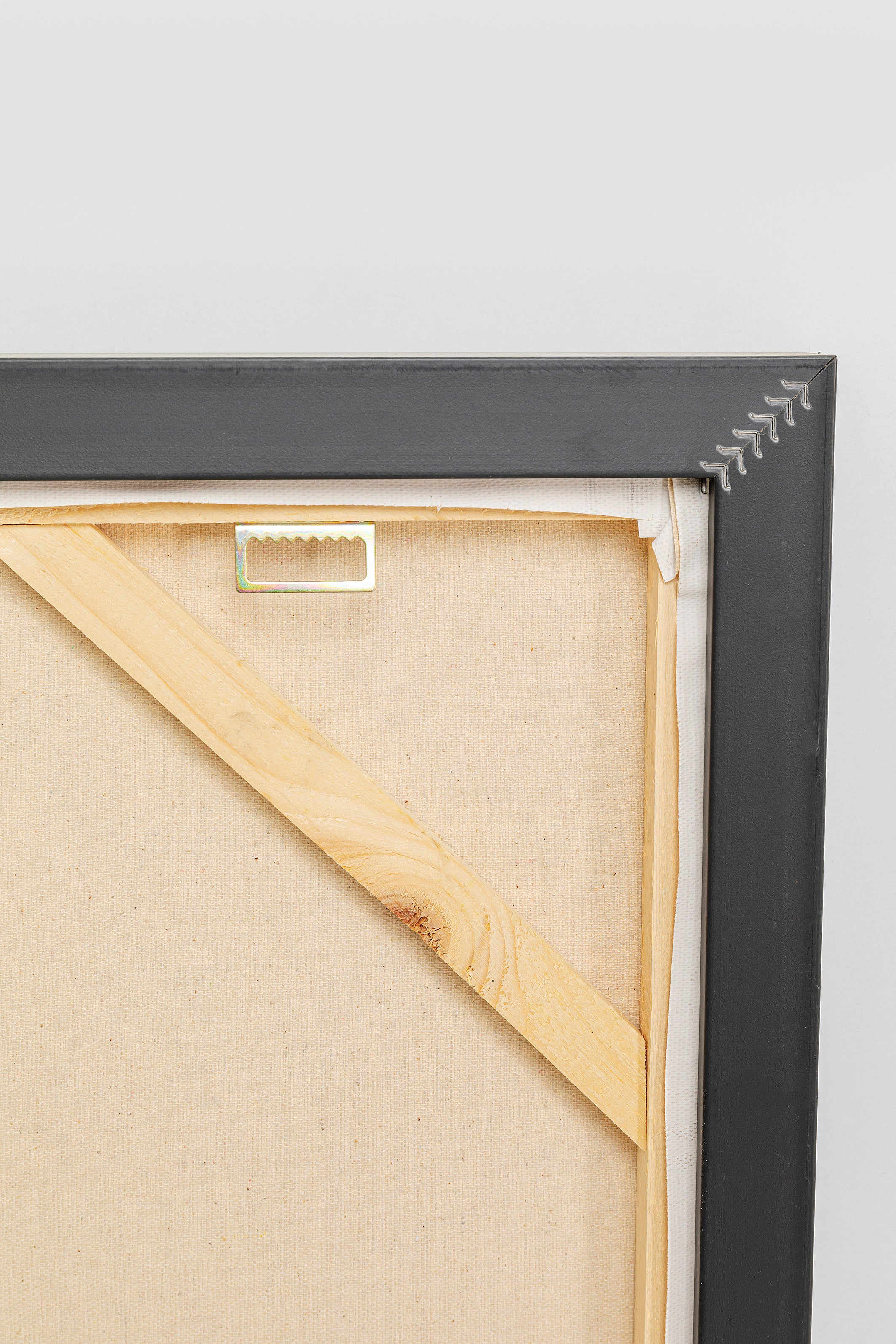 Kare - Framed Picture Abstract Black 80x120cm