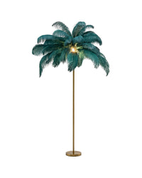 Kare - Floor Lamp Feather Palm Green 165cm