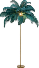 Kare - Floor Lamp Feather Palm Green 165cm
