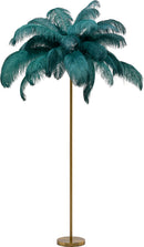 Kare - Floor Lamp Feather Palm Green 165cm