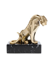 Kare - Deco Figurine Lion on Marble 34cm