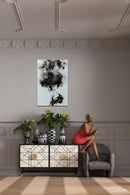Kare - Glass Picture Smokey Hair 100x150cm
