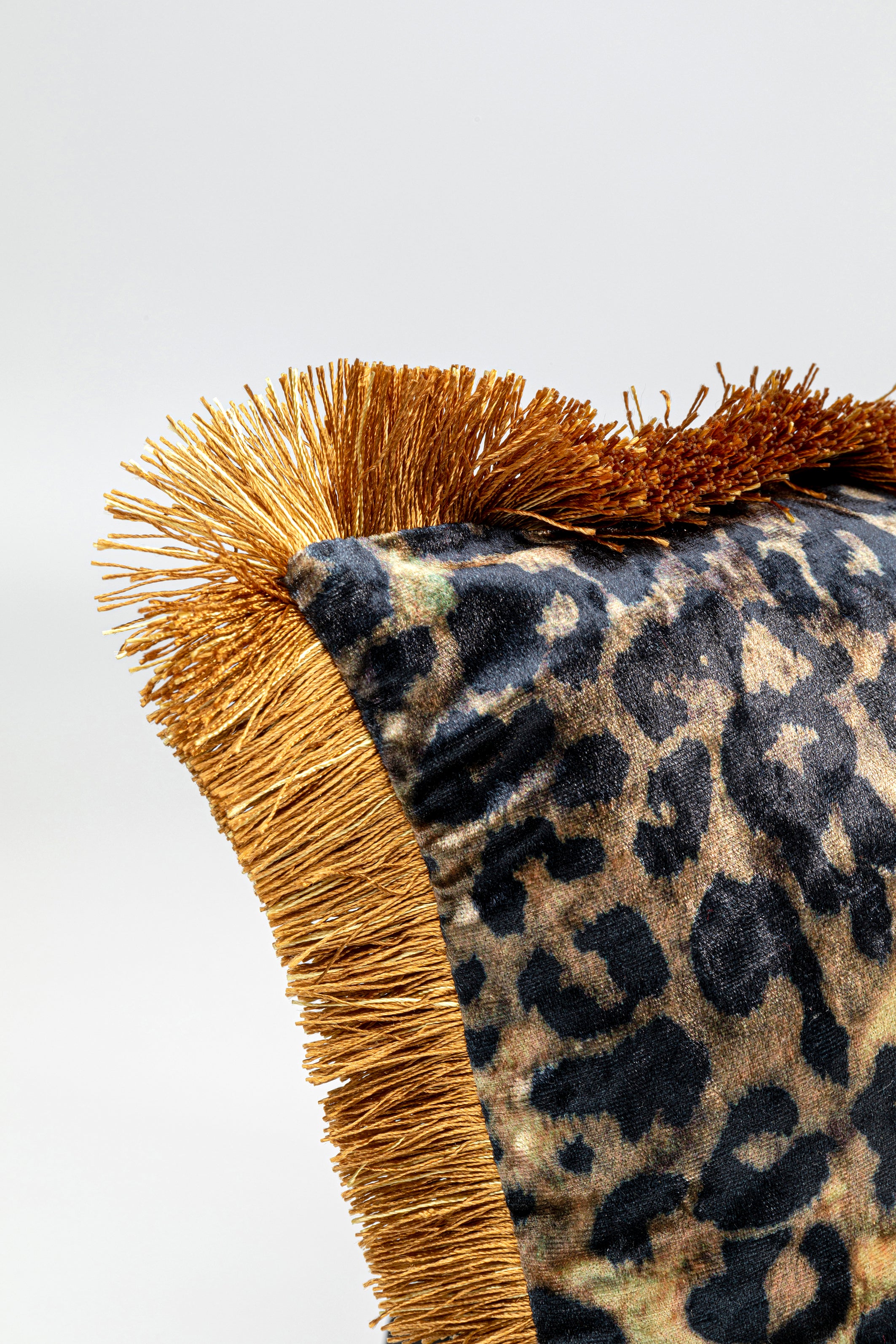 Kare - Cushion Leo Fringe 45x45cm