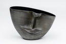 Kare - Vase Half Face Anthracite 31cm
