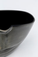Kare - Vase Half Face Anthracite 31cm