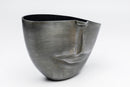 Kare - Vase Half Face Anthracite 31cm