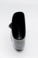 Kare - Vase Half Face Anthracite 31cm