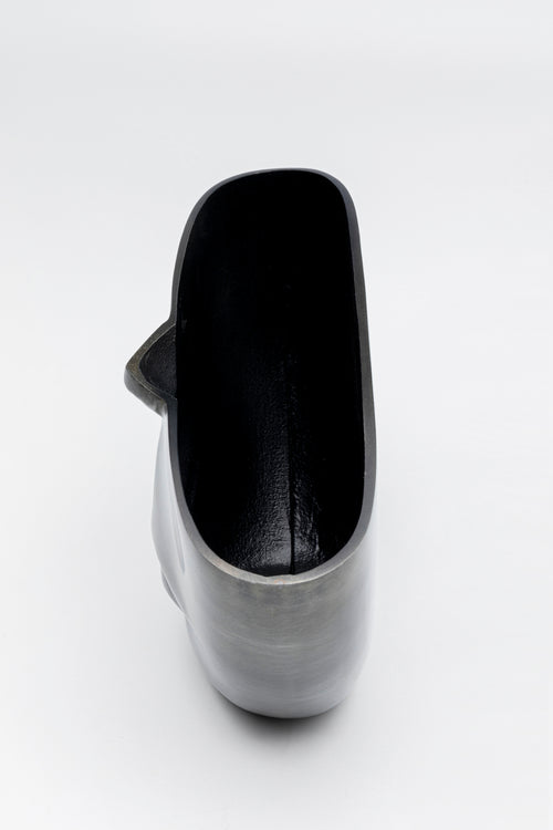 Kare - Vase Half Face Anthracite 31cm