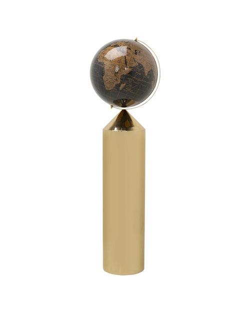 Kare - Deco Object Globe Top Gold 132cm