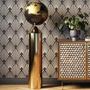 Kare - Deco Object Globe Top Gold 132cm
