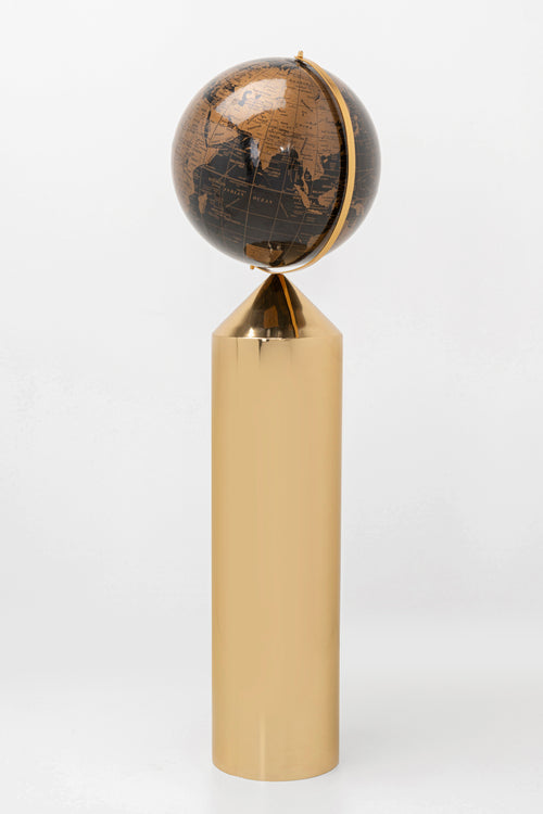 Kare - Deco Object Globe Top Gold 132cm