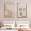 Kare - Object Picture Sandy Waves 81x122cm