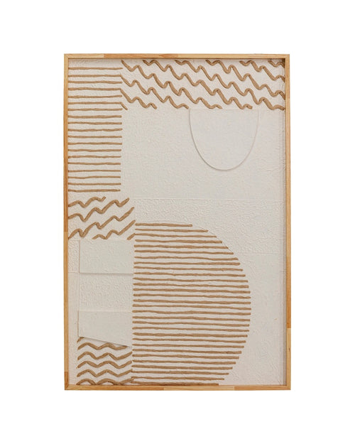 Kare - Object Picture Sandy Waves 81x122cm