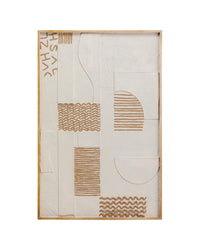 Kare - Object Picture Sandy Geometric 81x122c