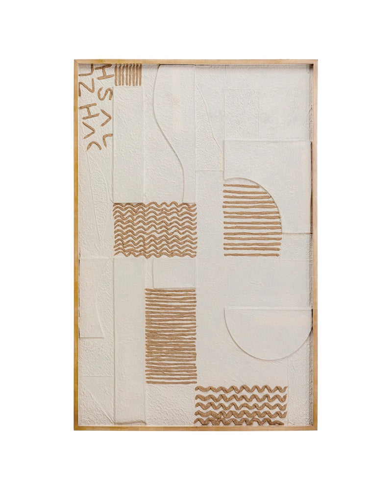 Kare - Object Picture Sandy Geometric 81x122c