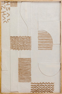 Kare - Object Picture Sandy Geometric 81x122c