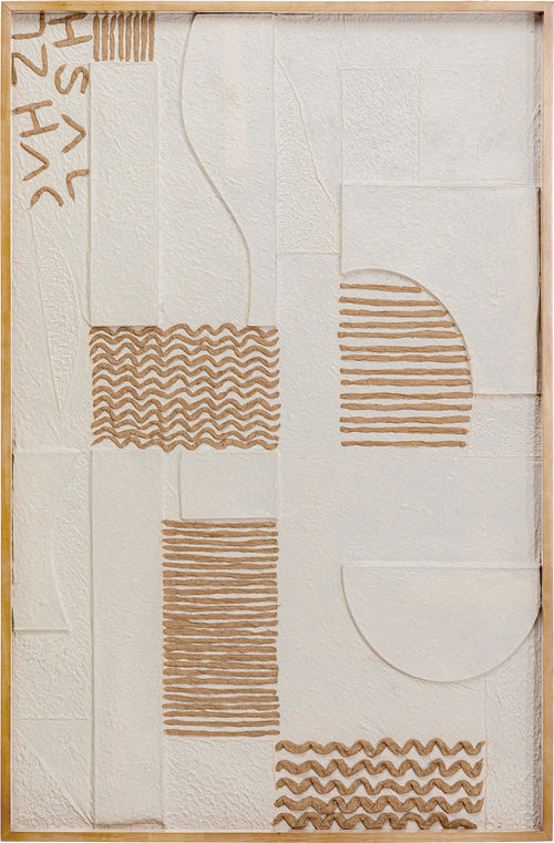 Kare - Object Picture Sandy Geometric 81x122c