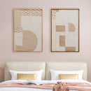 Kare - Object Picture Sandy Geometric 81x122c