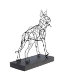 Kare - Deco Object Wire Attack Dog 36cm